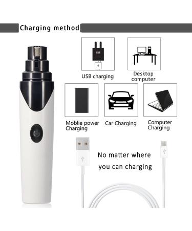 ORISOIL SOBAKEN Electric Pet Nail Grinder for Cats and Dogs | Rechargeable and Quiet Trimmer Clipper for Small to Medium Pets | Professional Grooming Tool - Buy Online on GoSupps.com