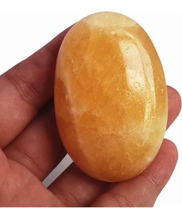 Buy Manekieko Natural Yellow Jade Worry Stones Healing Crystal Massage Spa Energy Stone for Wellness - Buy Online on GoSupps.com