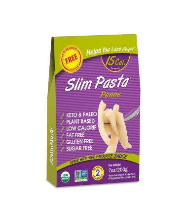 Keto Organic Konjac Penne Pasta - Zero Carb, Sugar & Gluten Free Shirataki Penne Pasta, Plant Base Vegan Diet, Made of Konjac Flour & Oat Fiber, Healthy Instant Meal | Ready to Eat (200g) Pack of 6 7 Ounce (Pack of 6)