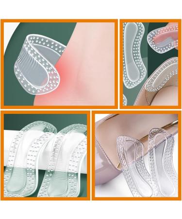 4 Pairs Heel Grips for Women - Cushion Inserts for Loose Shoes | Heel Pads for Too Big Shoes - Gel Comfort Solutions - Buy Online on GoSupps.com