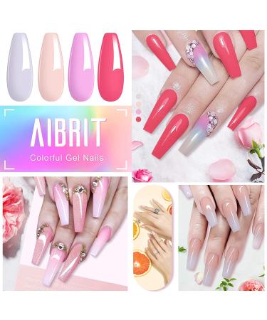 Gel Nail Polish Kit with UV Light for Salon-Quality Nails - 8 Colors Set with Glossy and Matte Top Coat, Nail Art Decorations, and DIY Tools - Perfect for All-Season Use - Buy Online on GoSupps.com