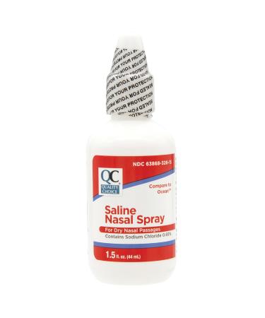 Quality Choice Saline Nasal Relief 1.5 oz (44 ml) Liquid