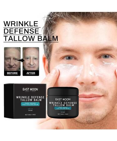 ocpcrn Forge Wrinkle Defense Tallow Balm Men's Facial Moisturizing And Anti-wrinkle Night Cream Fresh Skin Care And Exquisite Hydrating Cream Facial Essence For Lightening Wrinkles - Buy Online on GoSupps.com