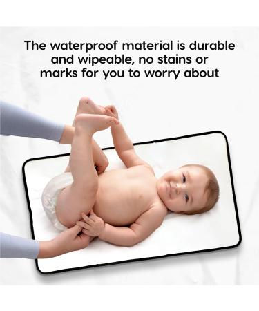 FS Pro Baby Portable Changing Mat - Foldable Waterproof Travel Pad (Black) - Buy Online on GoSupps.com