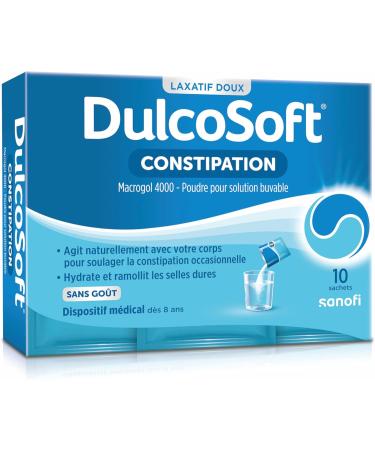 DulcoSoft Constipation - 10 Sachets Powder to Dilute Tasteless - Medical Device - Buy Online on GoSupps.com
