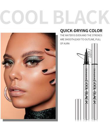 Eyeliner Set Liquid Eyeliner Waterproof Long Lasting Formula High Pigmented Smudge Proof Fade Resistant for All Day Wear Liquid Eyeliner Pigmentation Liquid Eyeliner Quick Drying Eyeliner Fake - Buy Online on GoSupps.com