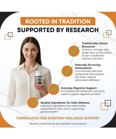 Turmeric Moringa Ginger Boswellia Quercetin Cinnamon Saffron Tart Cherry Odorless Garlic Nettle -150 Capsules 150 count (pack of 1) - Buy Online on GoSupps.com