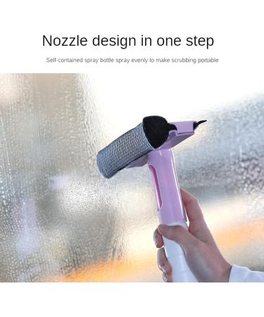 3 in 1 Spray Wipe Window Glass Brush Cleaner Washing Scraper Green - Buy Online on GoSupps.com