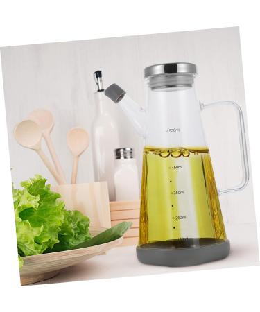 Milisten 1pc Oil Can Oil Condiment Container Liquid Containers Glass Sauce Bottle Cooking Oil Cruet Glass Sauce Containers Empty Home Oil Tank High Borosilicate Glass - Buy Online on GoSupps.com