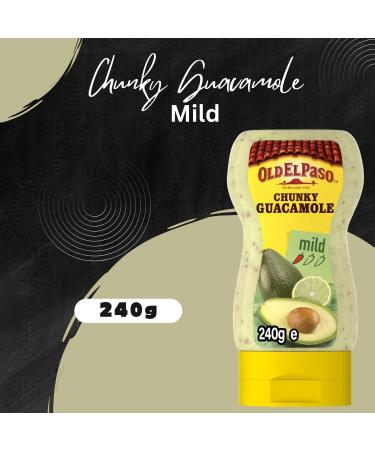 Old El Paso Squeezy Cream Pick N Mix - Choose From 2+ Flavours | Cool Soured Cream Topping Chunky Guacamole Mild Chunky Salsa - Pack of 3 - Buy Online on GoSupps.com