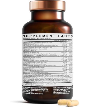 FoliGROWTH Hair Growth Supplement - Approved by American Hair Loss Association | Thicker Fuller Hair | Revitalize Thinning Hair | 20 Years of Experience - Buy Online on GoSupps.com
