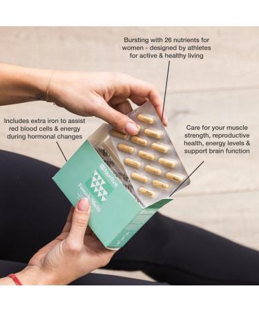 fourfive Multivitamin Capsules for Women - Informed Sport Tested Multivitamins with 26 Essential Vitamins & Minerals Increase Energy & Support Health Vegan (60 Capsules) Female Multivitamin - Buy Online on GoSupps.com