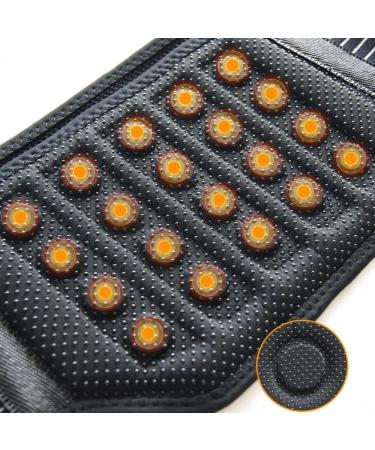 Self-Warming Tourmaline Lumbar Support Belt with 21 Magnets - Pain Relief & Comfort for Back Support - Buy Online on GoSupps.com