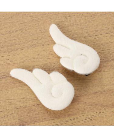 FRCOLOR Angel Wings Hair Clips - Plush Barrettes for Women | Unique Hair Accessories - International Shipping Available - Buy Online on GoSupps.com