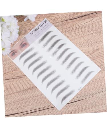 FRCOLOR 2pcs 3d Eyebrow Stickers Cosmetology Kit Brow Makeup Grooming Shaping Eyebrow Shape The Lazy Man - Buy Online on GoSupps.com