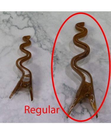 1pc XL Amber Wave Hair Clip (13cm) - Made in Germany - WeLoveBeads - International Shipping Available - Buy Online on GoSupps.com