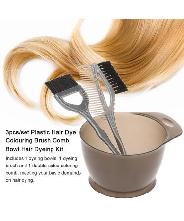 BauGger Hair Dye Kit - 3-Piece Set with Brush Comb & Mixing Bowl | Professional Hair Coloring Tools for Home & Salon Use - Buy Online on GoSupps.com