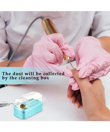 Andibro 2 In 1 Nail Drill Bits Holder 30 Holes Dustproof Nail Bits Organizer Nail Drill Bits Cleaning Brush Case Dustproof Nail Art Drill Bits Stand Display Storage Box Cleaner Manicure Tool (Blue) - Buy Online on GoSupps.com