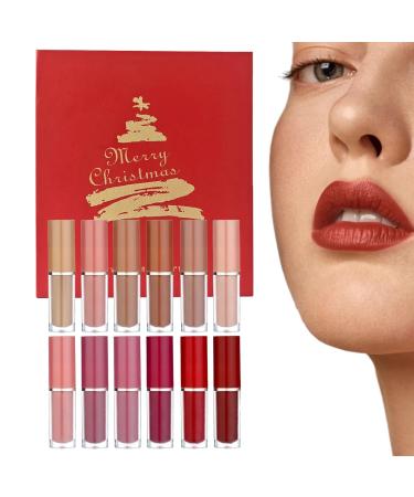 Holdes Lipstick - 12 colors - Waterproof makeup - Moisturizing - For women and girls - For dates stage performances vacations business trips travel shopping meetings