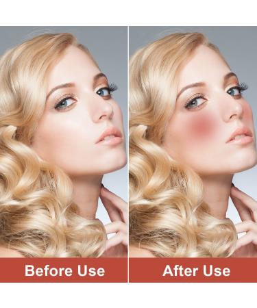 Matte Liquid Blush for Cheeks - Long-Lasting Hypoallergenic Formula in Lucky (03) Shade - Ideal for Mature and Dark Skin Tones - Buy Online on GoSupps.com