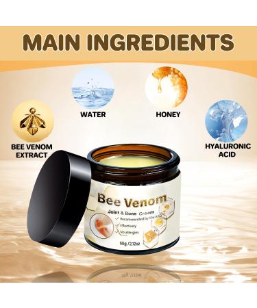 KEBEGE 2 PCS Bee Venom Arthritis Cream Bee Venom Advanced Joint Cream Bee Venom Joint Relief Cream Suitable for Back Neck Hands Foot Joints Etc - Buy Online on GoSupps.com