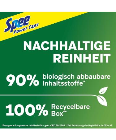 Buy Spee Power Caps Universal 4 + 1 - Heavy-Duty Detergent for Light & White Laundry (18 Loads) - Made in Germany - International Shipping Available - Buy Online on GoSupps.com
