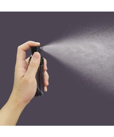 DKBT Small Black Spray Bottles - 60ml Fine Fog Atomizer (2-Pack) - Plastic Mini Empty Bottles for Perfume & Water - Buy Online on GoSupps.com