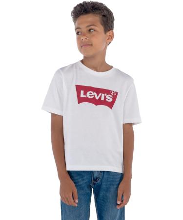 Levi's Kids LVB S/S Batwing Tee - Baby Boys 18M White | Shop Now - Buy Online on GoSupps.com