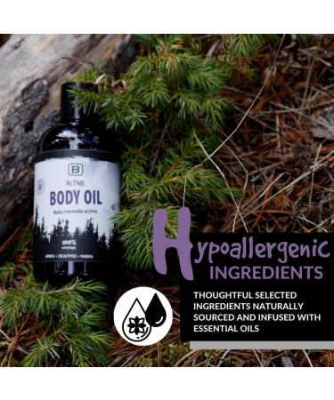 Active Body Oil | Organic Cruelty-Free & Vegan | CertClean Certified | Toxin-Free Sport & Massage Therapy | Warming & Relaxing for Joints and Muscles - Buy Online on GoSupps.com
