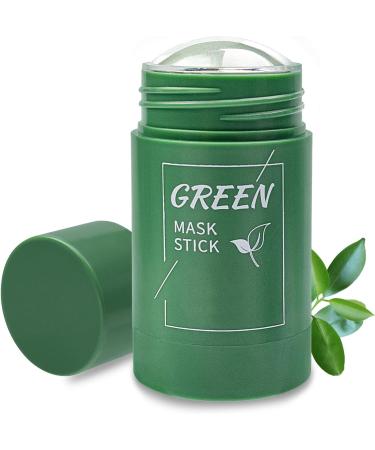Green Tea Cleansing Mask Stick Eggplant Blackhead Remover Mask Poreless Deep Cleanse Mask Stick for Face Moisturizing Oil Control & Shrink Pores for All Kind Skin Types Women Men - Buy Online on GoSupps.com