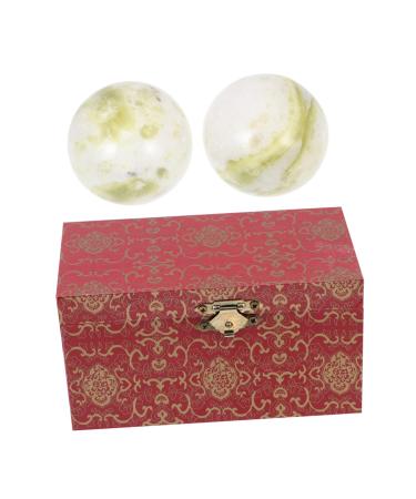 1 set of gymnastics ball meditation balls Handmilling balls massage ball fitness ball gifts baoding balls exercise balls for the household practice ball health ball massage globe
