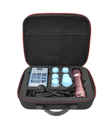 HAOX shock wave therapy body muscle relaxation massager Extracorporal ED shock shaft device portable shock wave-physiotherapy instrument for pain relief massage (EU connector)
