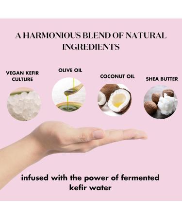 PiQi Kefir Soap Bar with Lavender Lemongrass - Exfoliating Nourishing Vegan Soap (Rich in Lactic Acid Natural Palm-Oil Free) - Buy Online on GoSupps.com