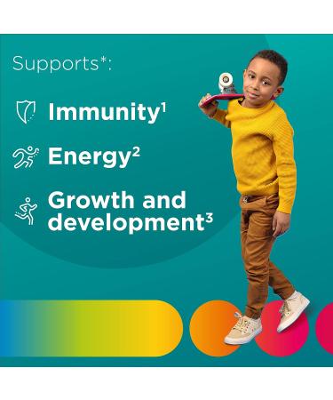 Centrum Kids Multivitamin Gummies - Tropical Punch Flavor - 110 Count - 110 Day Supply - Natural Flavors - Fruit Flavored - Pack of 1 - Buy Online on GoSupps.com