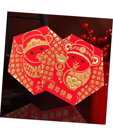 Ciieeo 80 Pcs God of Wealth Red Envelope Red Envelopes Hongbao Wrap Bags New Year Money Packet New Year Money Envelopes Money Pocket Red Luck Money Bag Hongbao Envelopes Paper Rabbit Fold - Buy Online on GoSupps.com