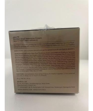 SKIN79 Golden Snail Intensive Cream - Concentrated Moisture Booster for Radiant Skin - Made in Korea | Shop Internationally - Buy Online on GoSupps.com
