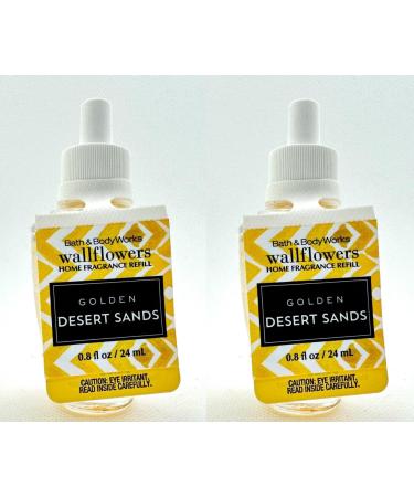 Bath Body Golden Desert Sands WallFlower Refill 0.8 Fl Oz