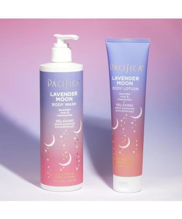 Pacifica Lavender Moon Body Wash & Moisturizing Lotion Set - Hyaluronic Acid & Antioxidants for Soft, Hydrated Skin | Vegan & Cruelty Free - Buy Online on GoSupps.com