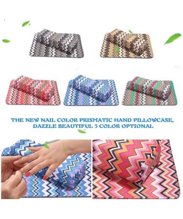 Tovmekdjn 1Set Nail Art Hand Pillow Cushion Manicure Care Salon Cushion Pad Nail Arm Rest Pillow Nail Art Tool Blue - Buy Online on GoSupps.com