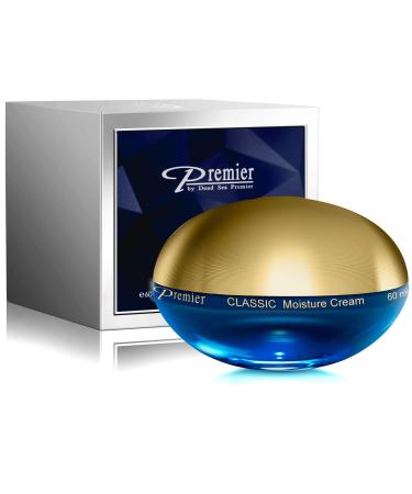 Premier Dead Sea sensitive skin moisture cream anti aging face moisturizer day and night silky firming cream to smooth wrinkles and fine lines face cream 2.04 Fl. Oz