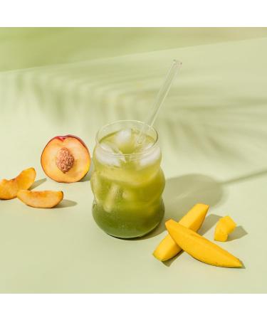 Nello Supergreens Premium Superfood Greens Drink Mix w/Chlorella Moringa Spinach & Broccoli + Digestive Enzymes & Probiotic Blend -Nutrient-Packed Powder Wellness (Mango Peach 20 SRV Travel Pack) Mango Peach 20 Servings  - Buy Online on GoSupps.com