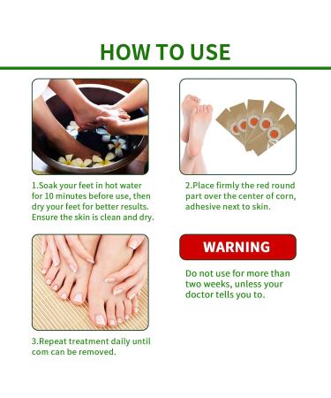 Tebas Corn Removers 10 Pack - Corn & Callus Remover Patches with Salicylic Acid - Natural Herbal Ingredients - Foot Corn Removal Cushions - Buy Online on GoSupps.com