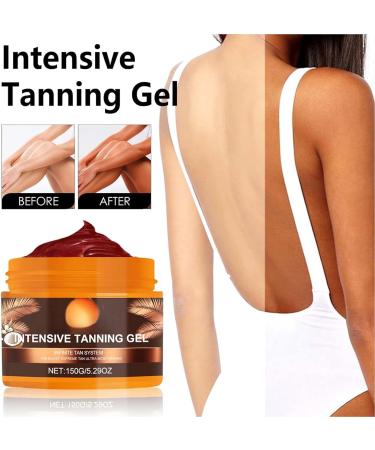  lisutupode Men Self Tanning Cream | Nourishing Tan Intensifier Lotion - Fast Absorbing Gel for Home Travel Vacation Outdoor & Indoor - Buy Online on GoSupps.com