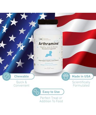 Arthramine Glucosamine Supplement for SmallMedium Dogs - 120 Chewable Tablets - Buy Online on GoSupps.com
