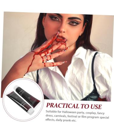 Realistic Halloween Fake Blood for Cosplay & Costume - Zombie Makeup & Theater Supplies - Buy Online on GoSupps.com