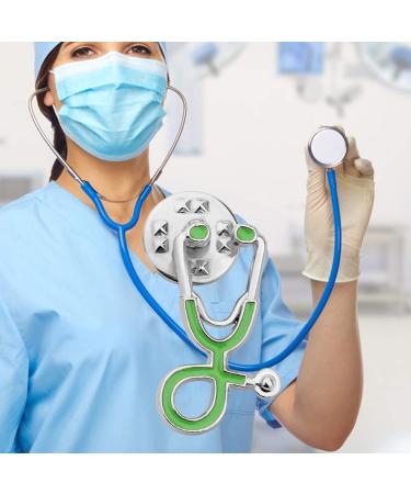 Buy Nurse Stethoscope Enamel Pin | Medical Brooch Gift for Doctors & Nurses - Green-S - Buy Online on GoSupps.com