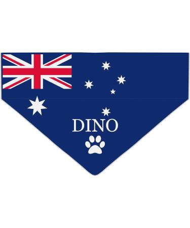 Personalized Dog Hollow - Triangular Cloth for Pets | Football Sports & Olympic Games | Australia Flag Design - Buy Online on GoSupps.com