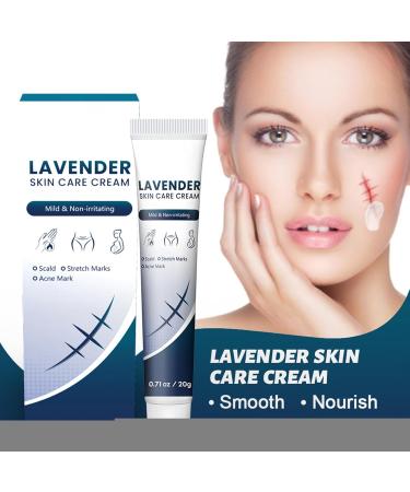 Anti-Scar Cream 20g Skin Repair | Face & Body Scar Removal | Lavender Healing Cream To Promote Natural Healing - Buy Online on GoSupps.com