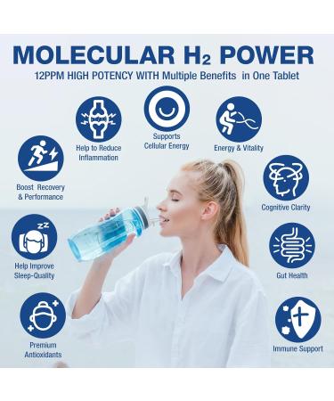 H2 Molecular Hydrogen - Supports Healthy Aging - Buy Online on GoSupps.com