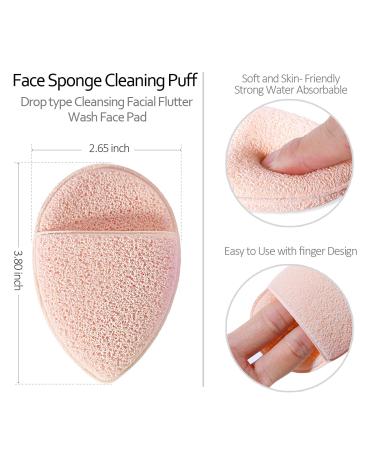 2pcs Jellyfish Silicone Facial Cleansing Brush Set + 2pcs Cleansing Sponge Pad - Handheld Face Brush for Massage - Buy Online on GoSupps.com